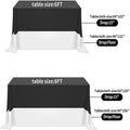 Polyester Tablecloth 60"x126" Ivory