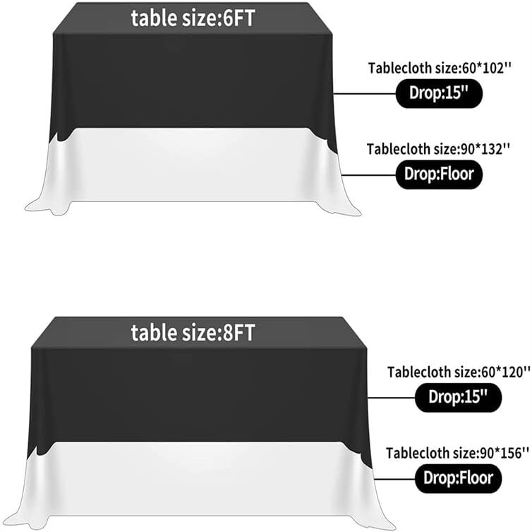 Polyester Tablecloth 60"x126" Ivory