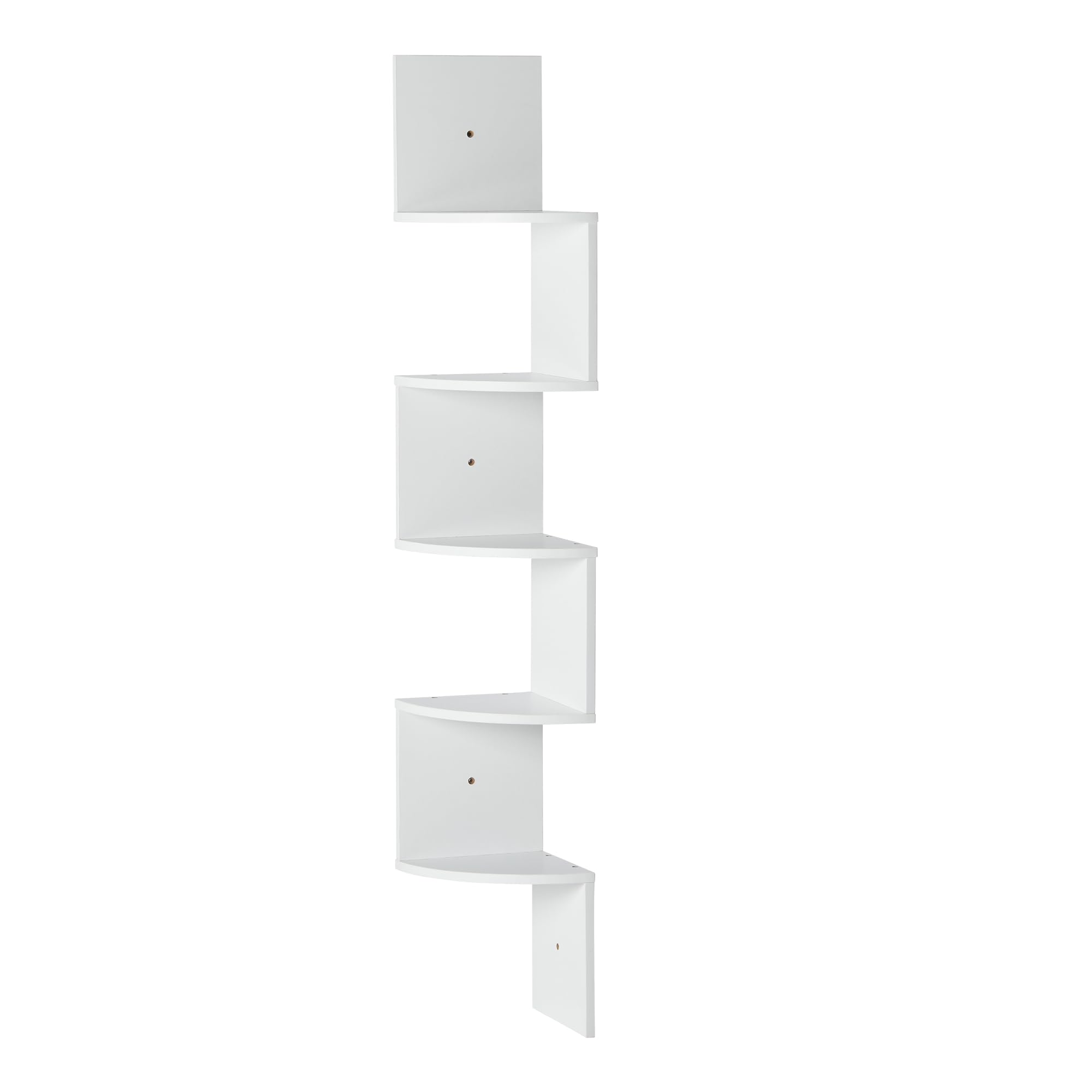 5-Tier Wall-Mounted Corner Shelf
