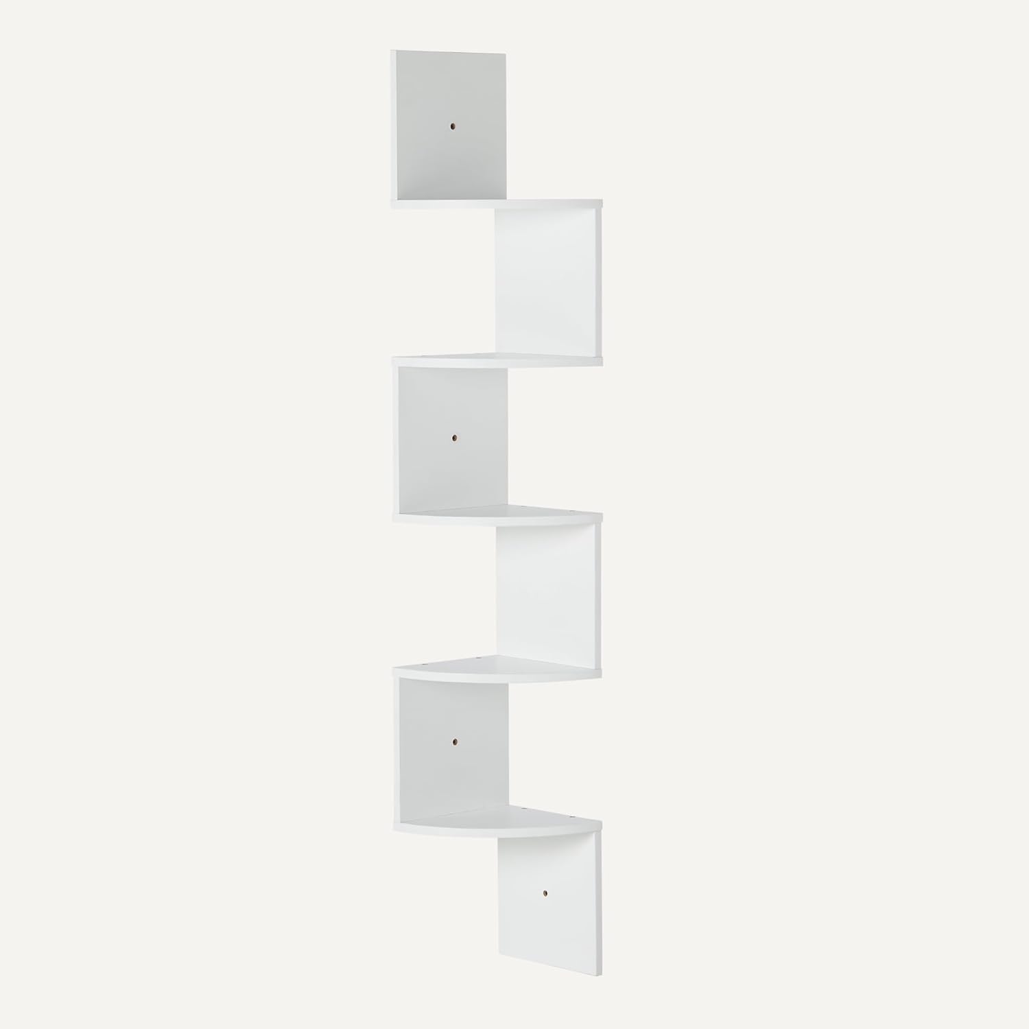 5-Tier Wall-Mounted Corner Shelf