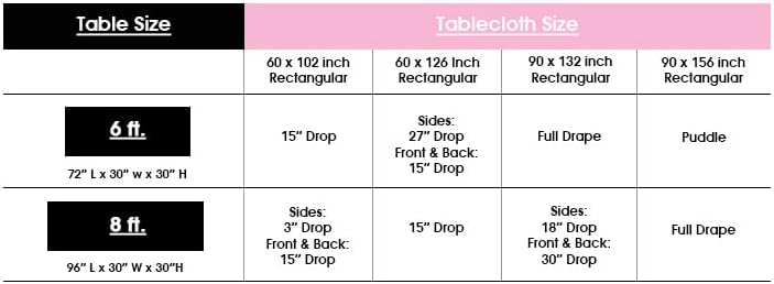 Ivory 60"x102" Rectangular Tablecloth