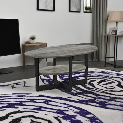 Furinno Coffee Table 19.7"D x 35.4"W x 16.4"H