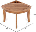 Teak Corner Shower Bench
