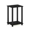 Small 2-Tier Nightstand with Open Shelf