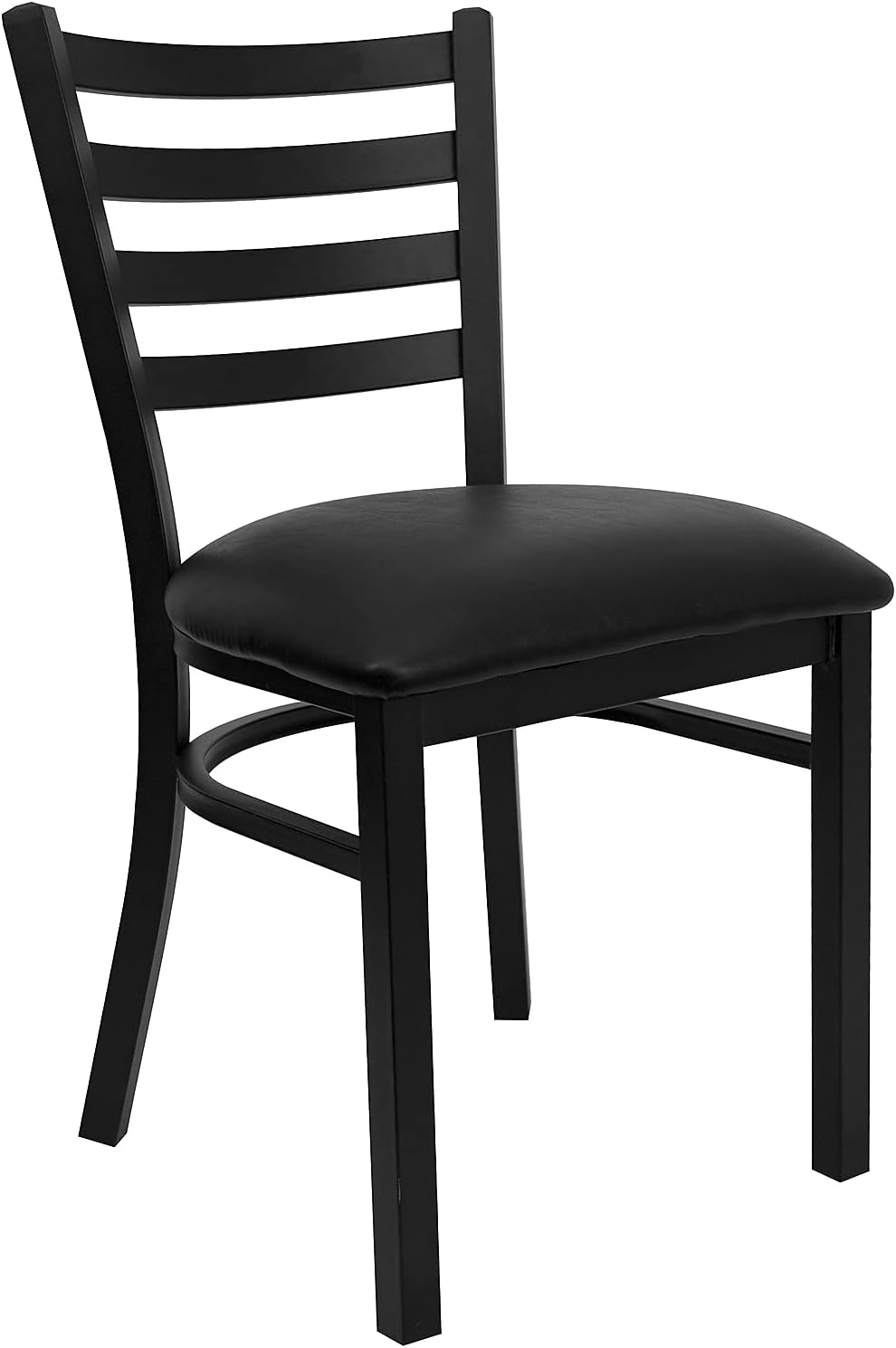Set of 2 Metal Dining Chairs with Padded Seats