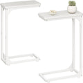 Set of 2 Narrow C-Shaped Side Tables