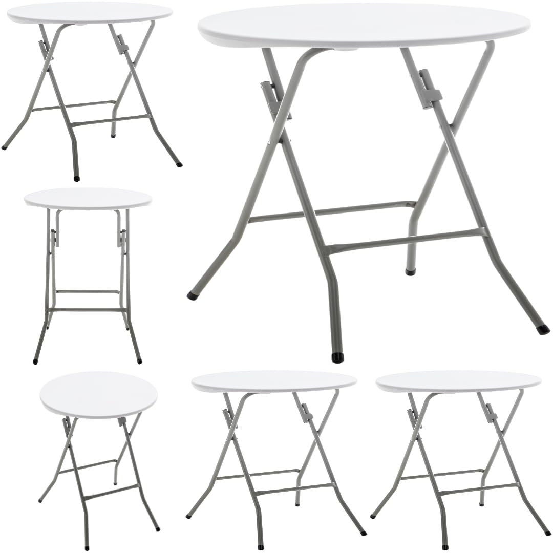 24" Round Folding Table for Indoor/Outdoor Use
