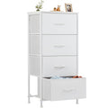 Small Nightstand with 4 Fabric Drawers