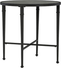 Industrial Mirrored Accent Table