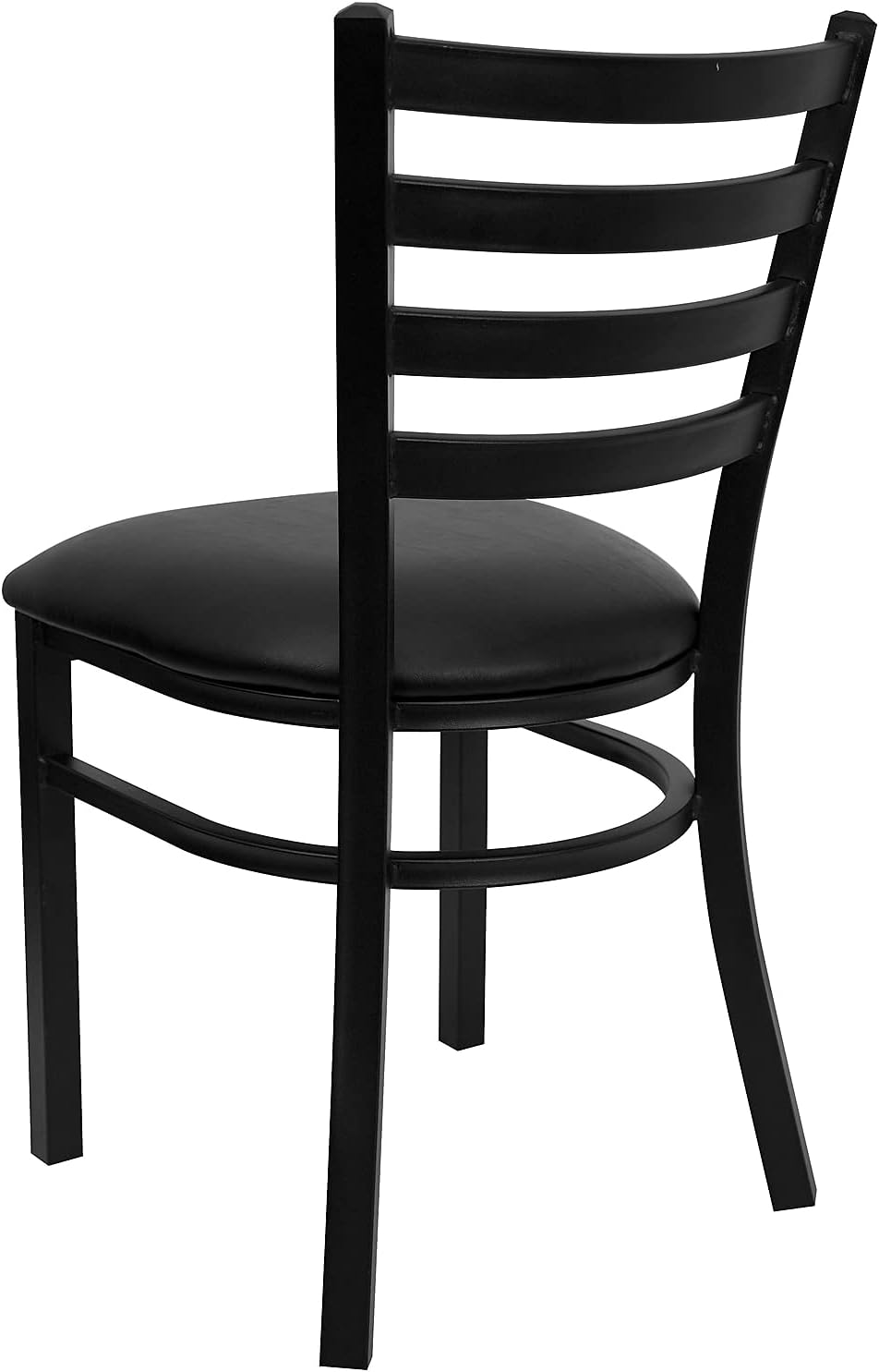 Set of 2 Metal Dining Chairs with Padded Seats