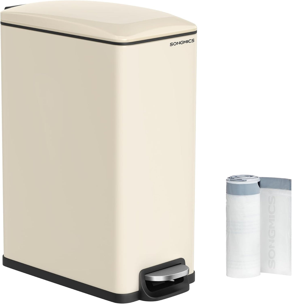 13-Gallon Slim Trash Can with Soft-Close Lid