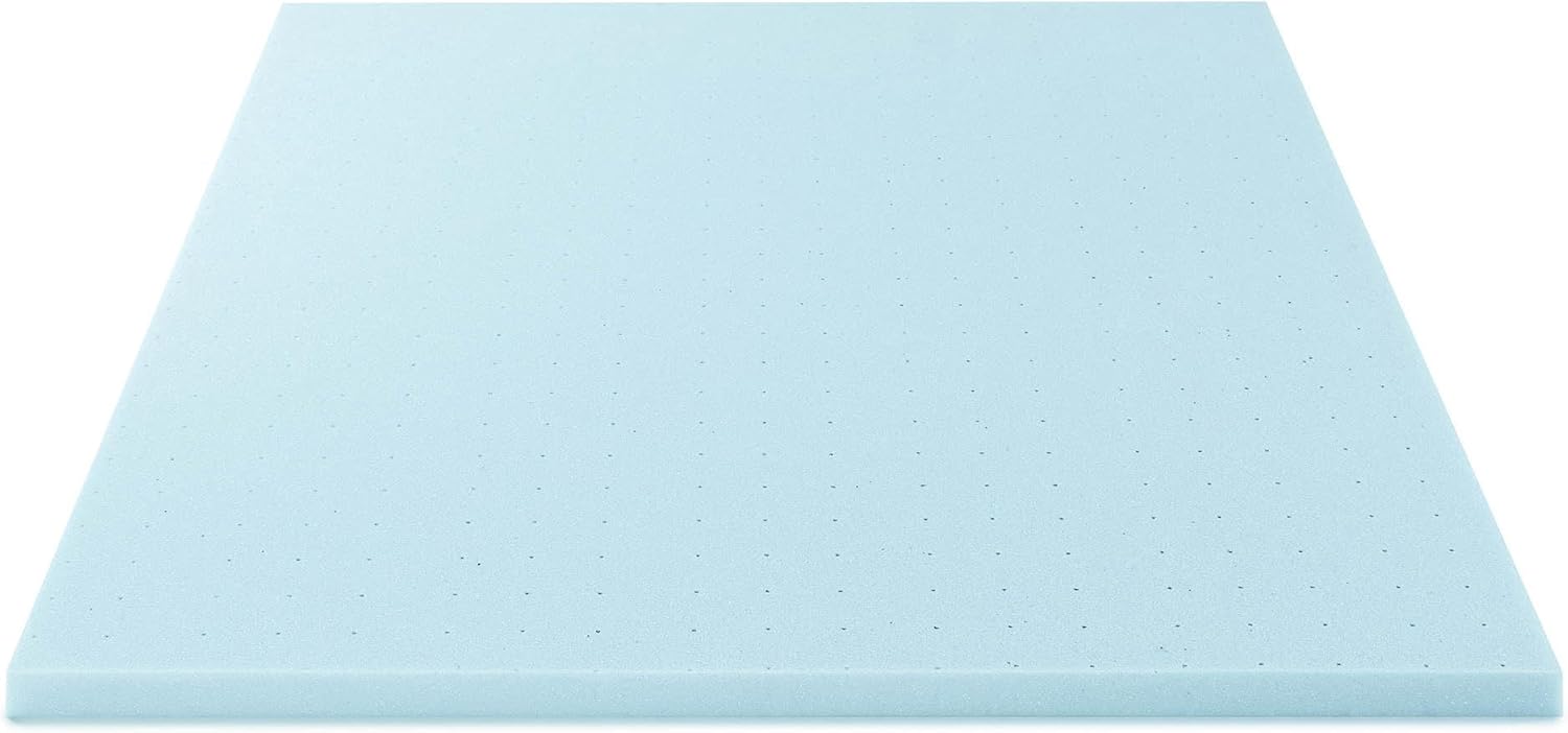 Full Size Gel Memory Foam Mattress Topper 1.5"