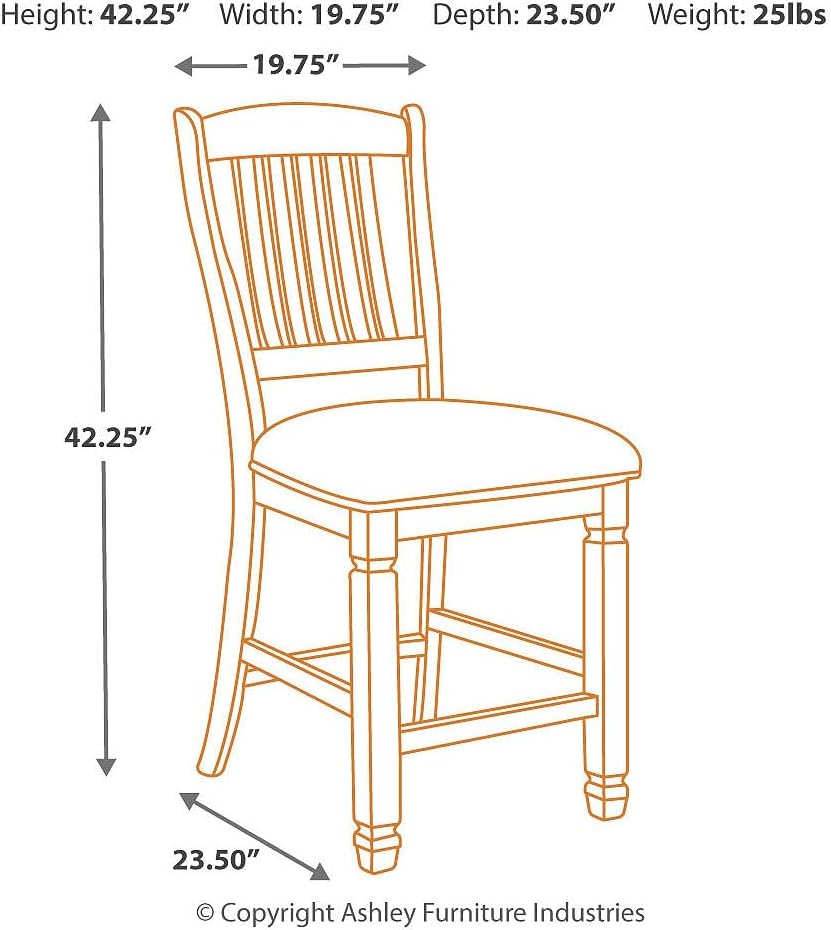 24" Farmhouse Barstool Set