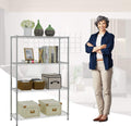 4-Tier Wire Storage Shelving 36"x14"x54"