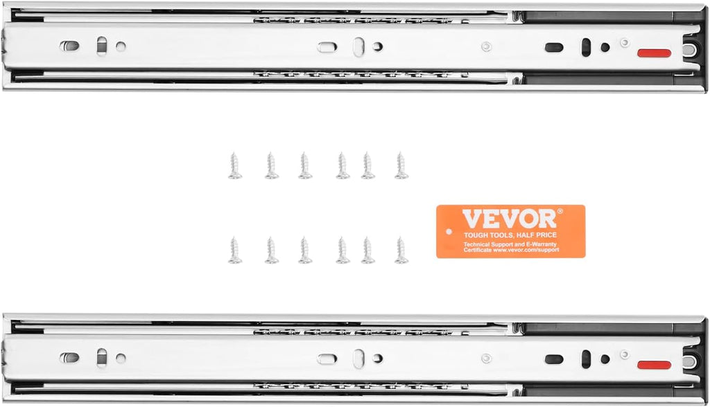 Full Size Set of 6 Soft Close Drawer Slides
