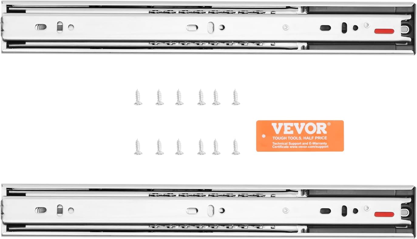 Full Size Set of 6 Soft Close Drawer Slides