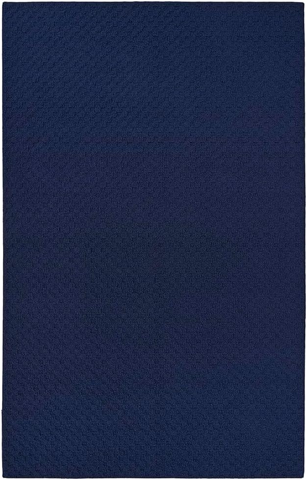 3' x 5' Navy Blue Area Rug for Living Room