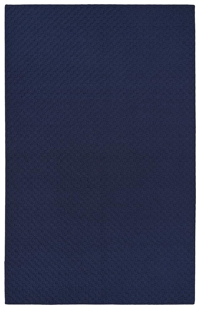 3' x 5' Navy Blue Area Rug for Living Room