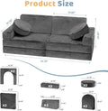 12pcs Modular Kids Play Couch
