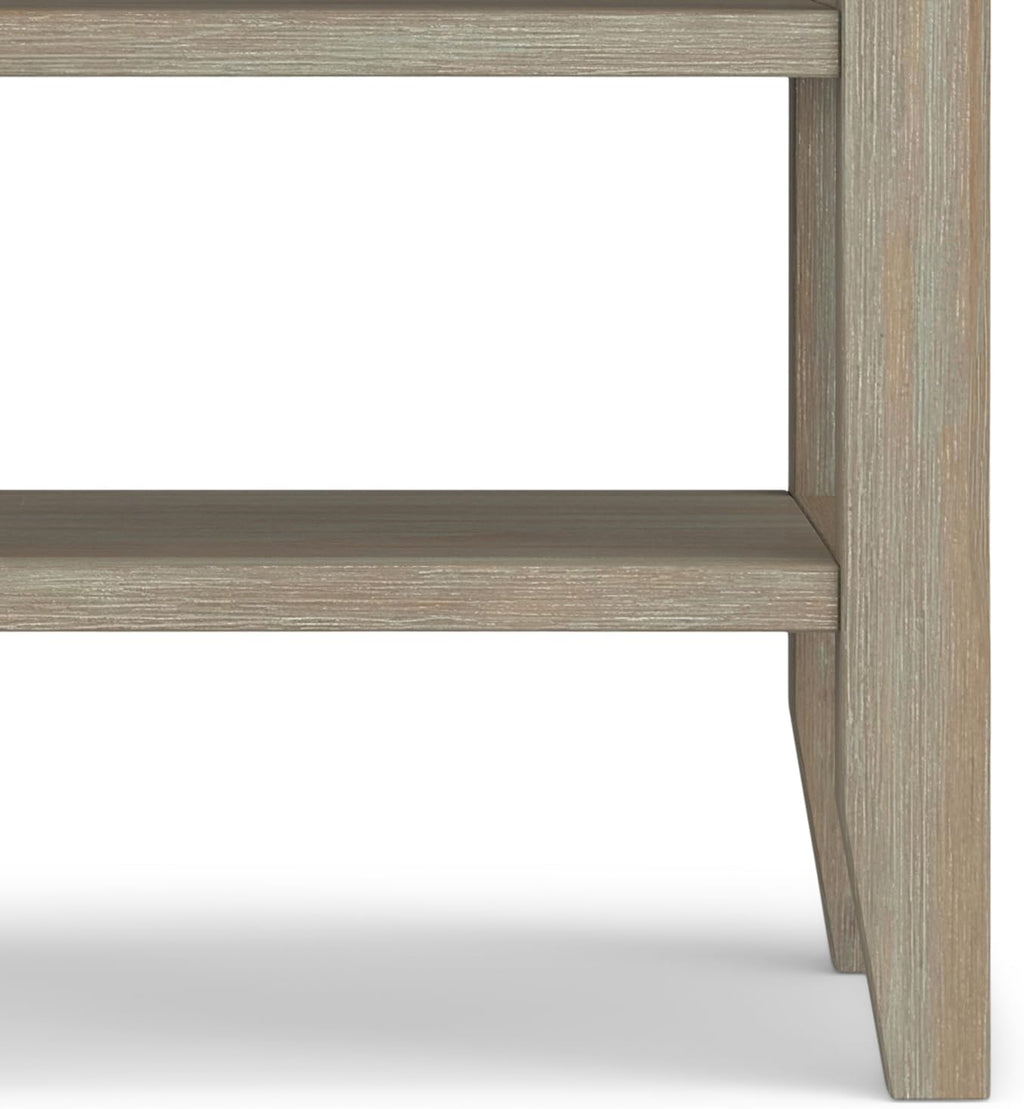 Square Solid Wood End Table 19"