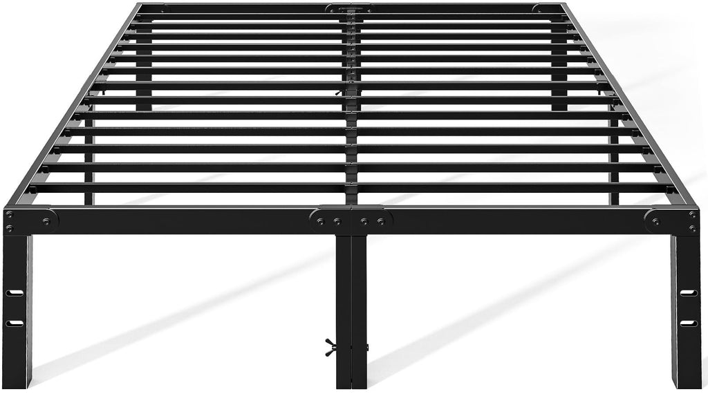 King Metal Bed Frame with Storage Space