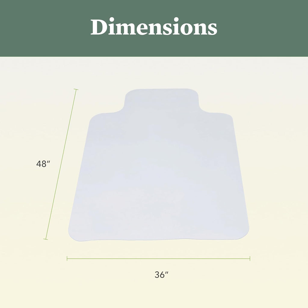 Office Chair Mat for Carpet 36" x 48"