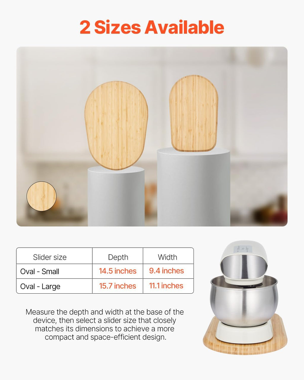 Mixer Slider Mat for 5.5-8 Qt Kitchen Stand Mixer