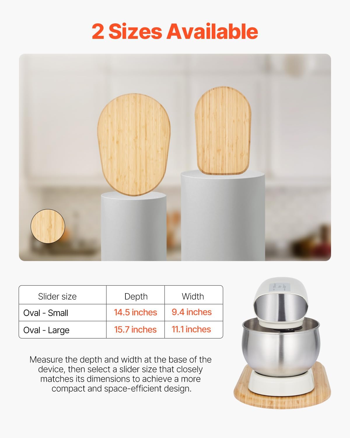 Mixer Slider Mat for 5.5-8 Qt Kitchen Stand Mixer