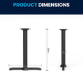 Restaurant Table T-Base 5" x 22"