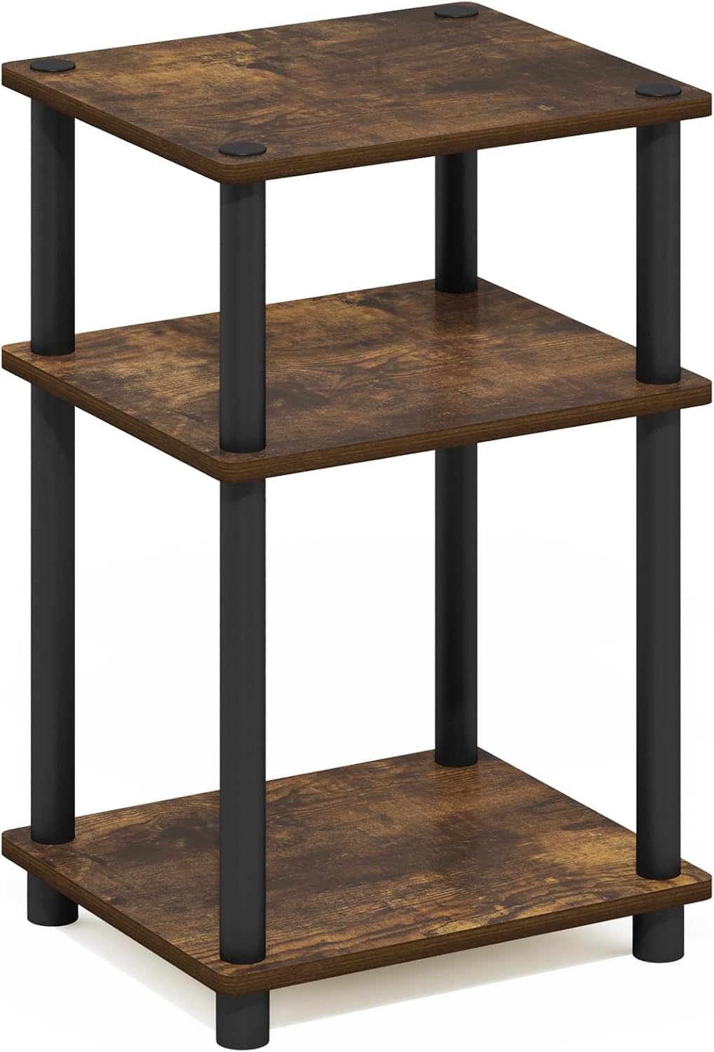 3-Tier Side Table with Open Shelves
