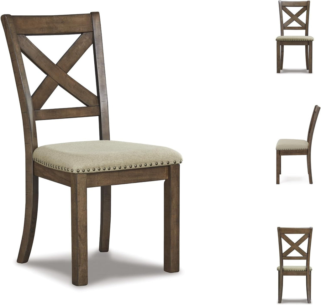 19" Modern Farmhouse Dining Chairs - Set of 2