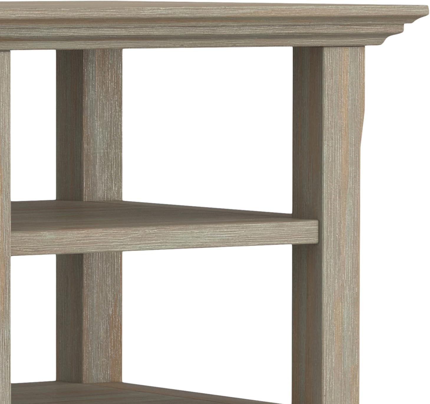Square Solid Wood End Table 19"