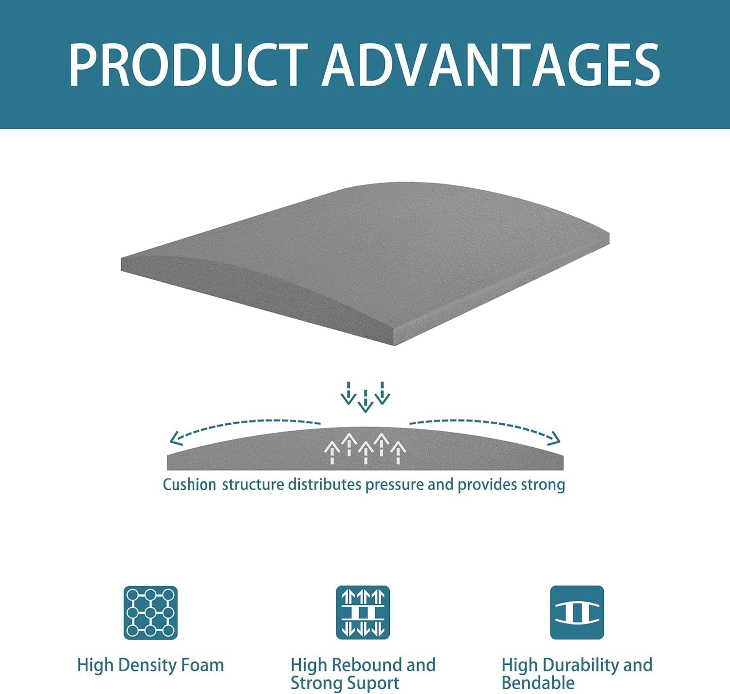 24" x 24" Foam Couch Cushion Support