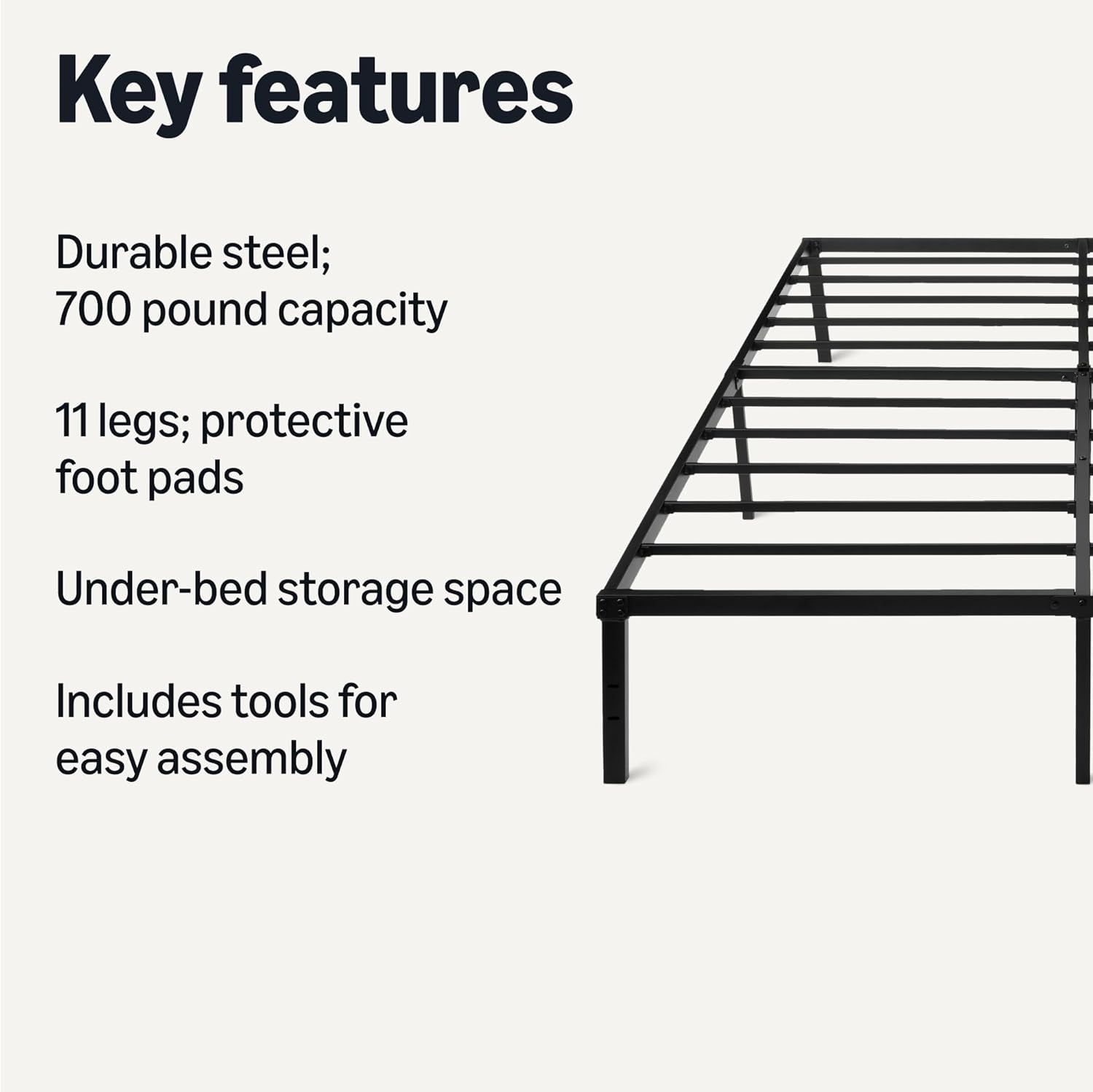 Queen Metal Bed Frame 60"x80"