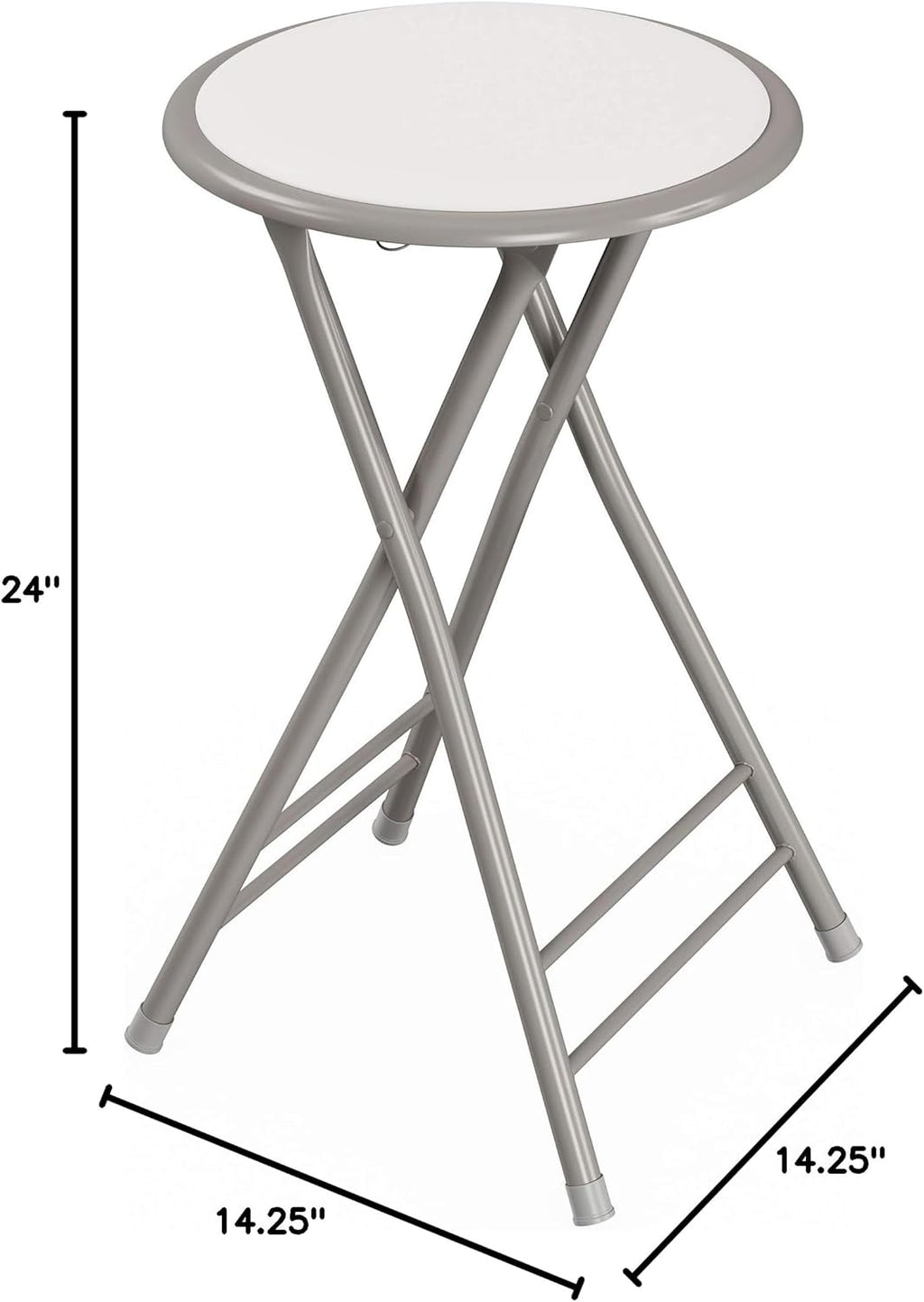 Set of 2 Backless Folding Bar Stools