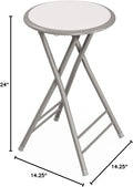 Set of 2 Backless Folding Bar Stools