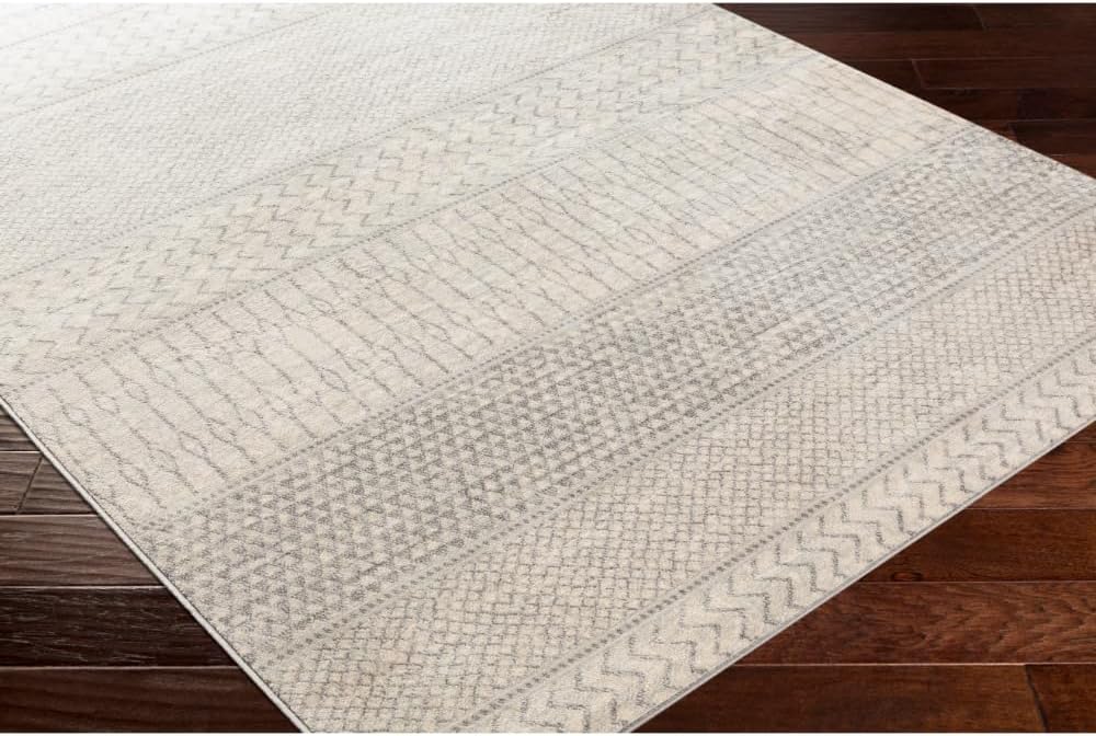 Modern Moroccan Area Rug 4'3" x 5'11"