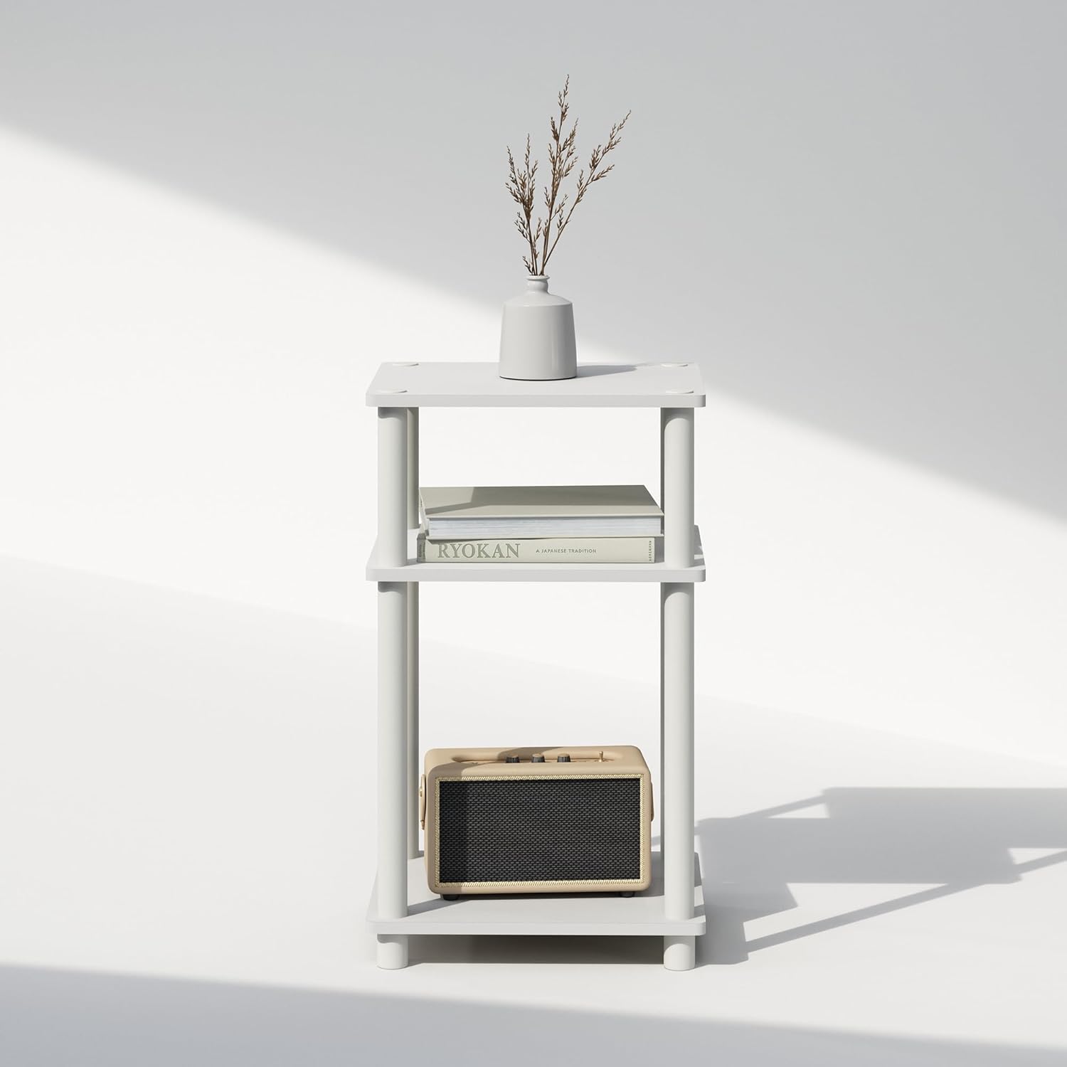 3-Tier Open Storage Nightstand