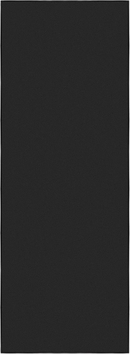 Runner Rug 2'2" x 6' Non Slip Black