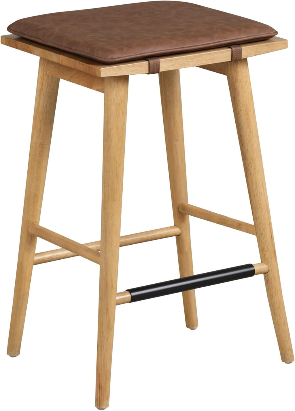 24" Chestnut Brown Bar Stools Set of 2