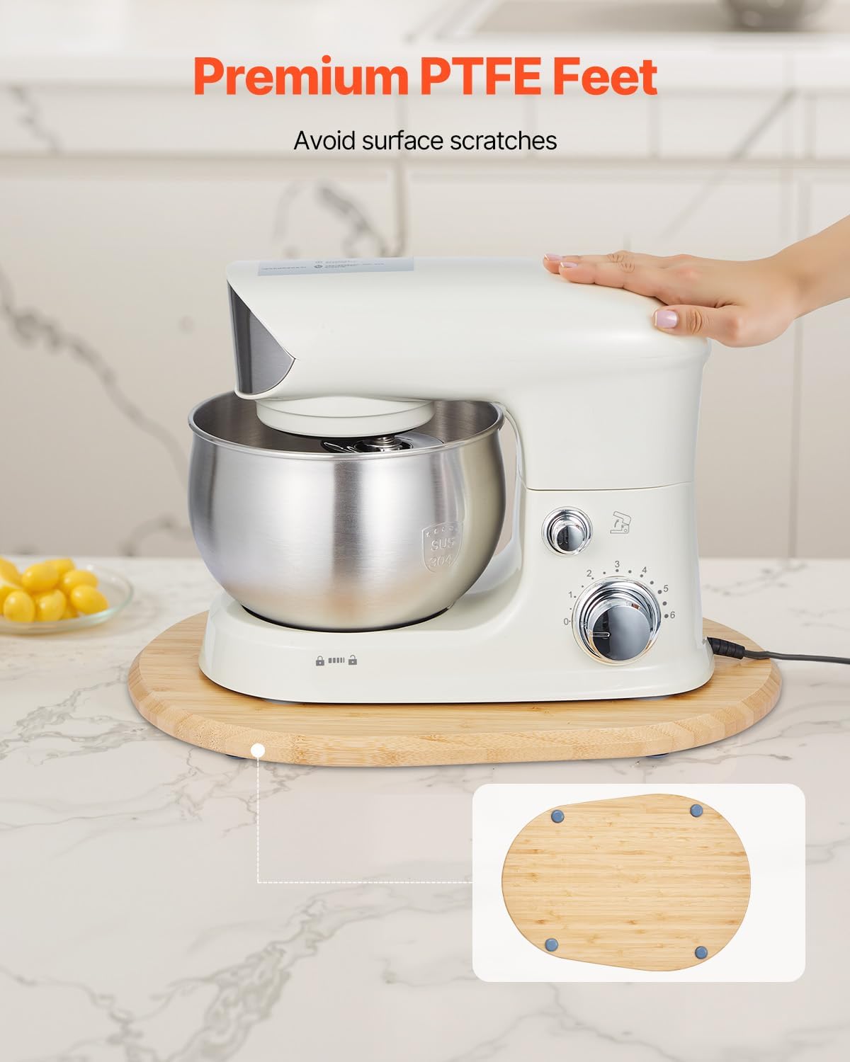 Mixer Slider Mat for 5.5-8 Qt Kitchen Stand Mixer