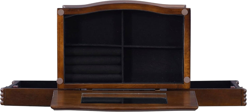 Walnut Jewelry Armoire