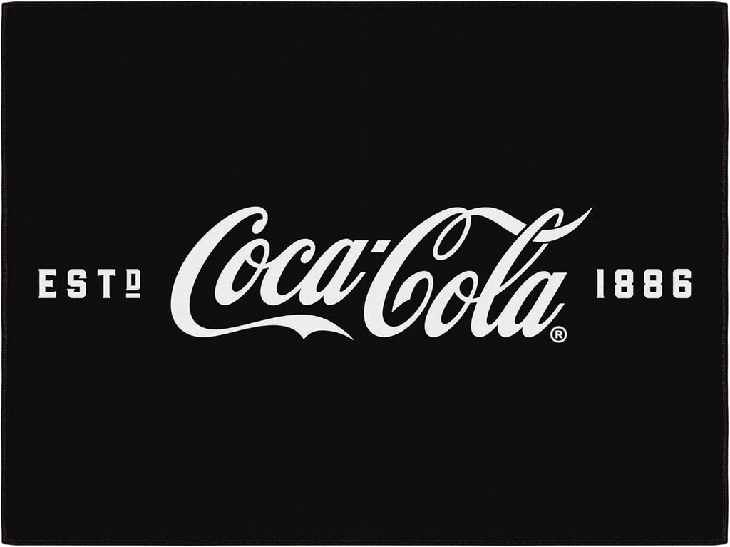 2x5 Coca-Cola Theme Rubberback Rug