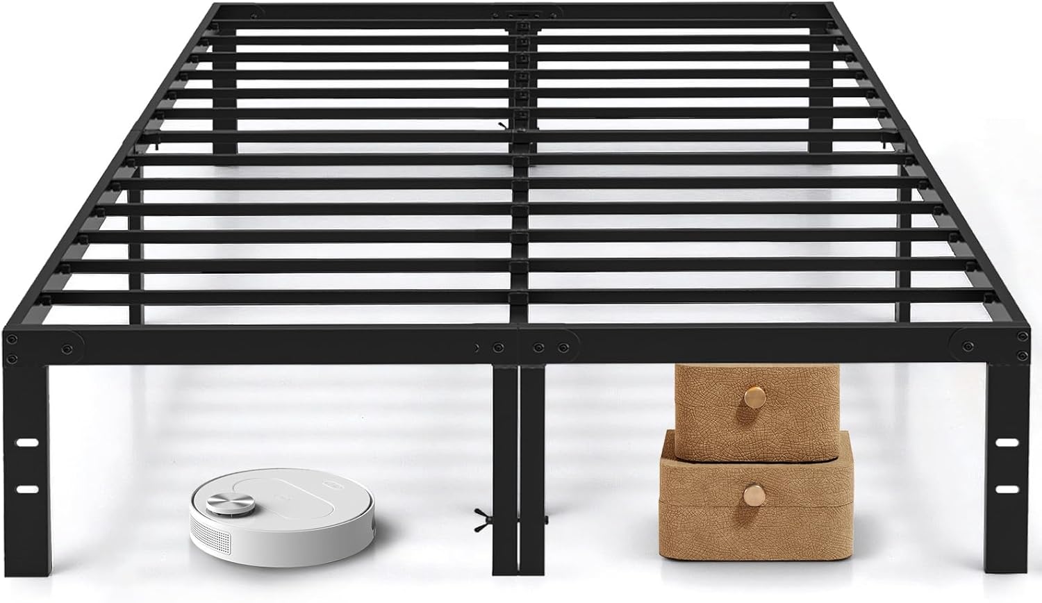 Full Size Metal Bed Frame 14" Platform