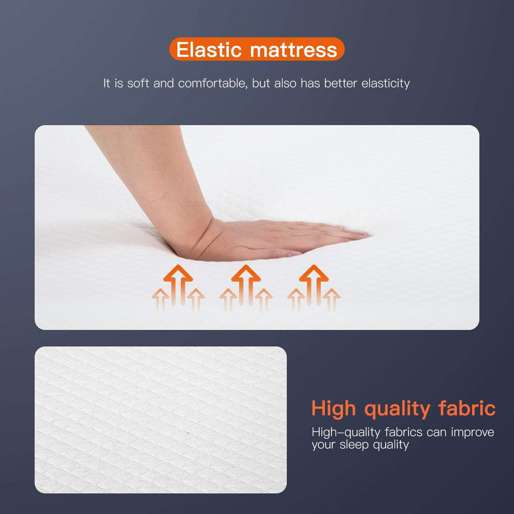 Twin Medium Gel Memory Foam Mattress 8"