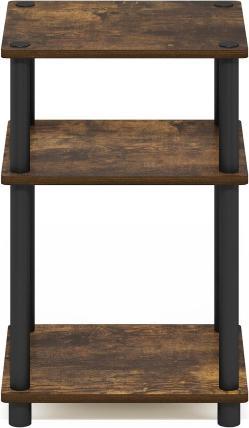 3-Tier Side Table with Open Shelves