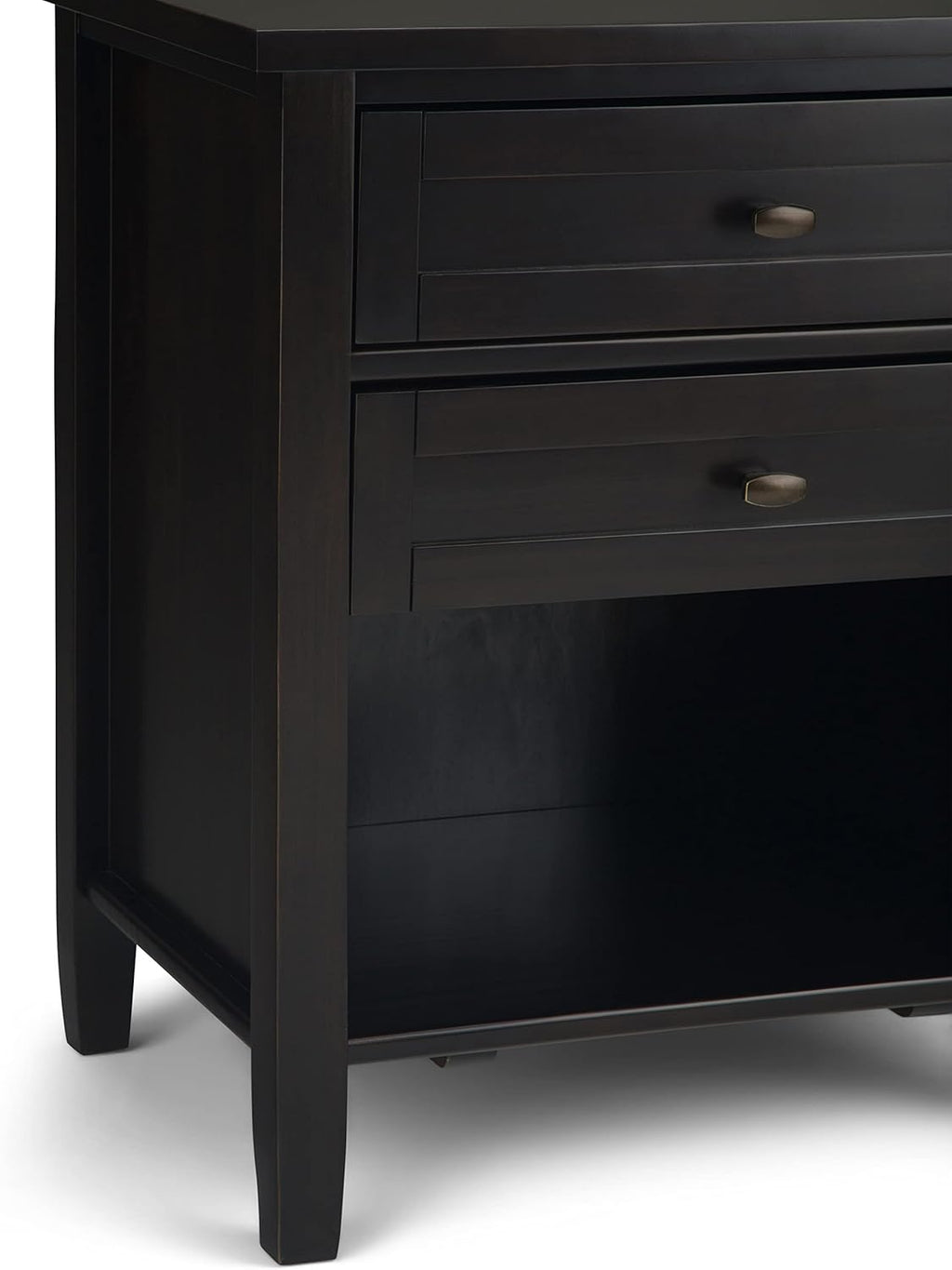 Solid Wood Nightstand 24" Wide