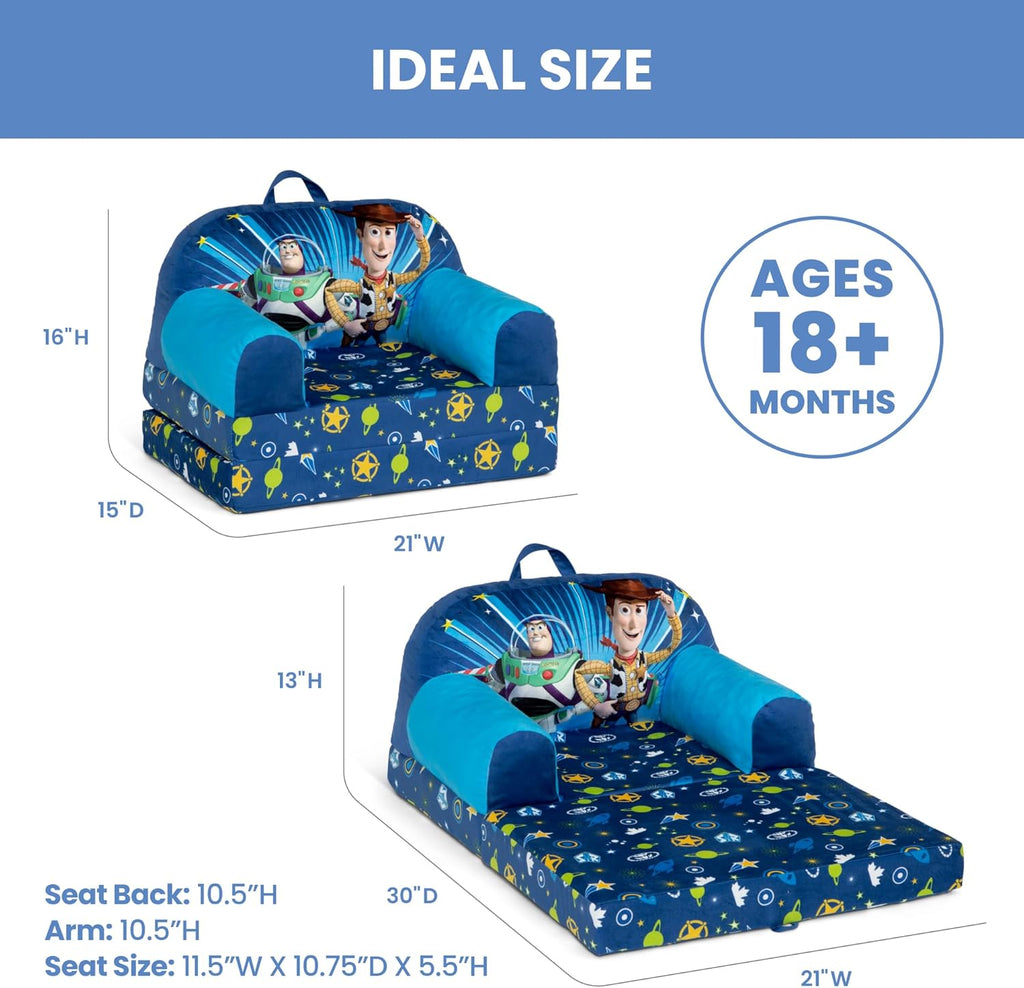 Toy Story Cozee Buddy Flip-Out Kids Chair