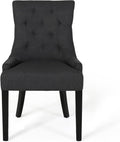 Cheney Gray Textile Dining Chair 21.5"D x 24.75"W x 35.75"H