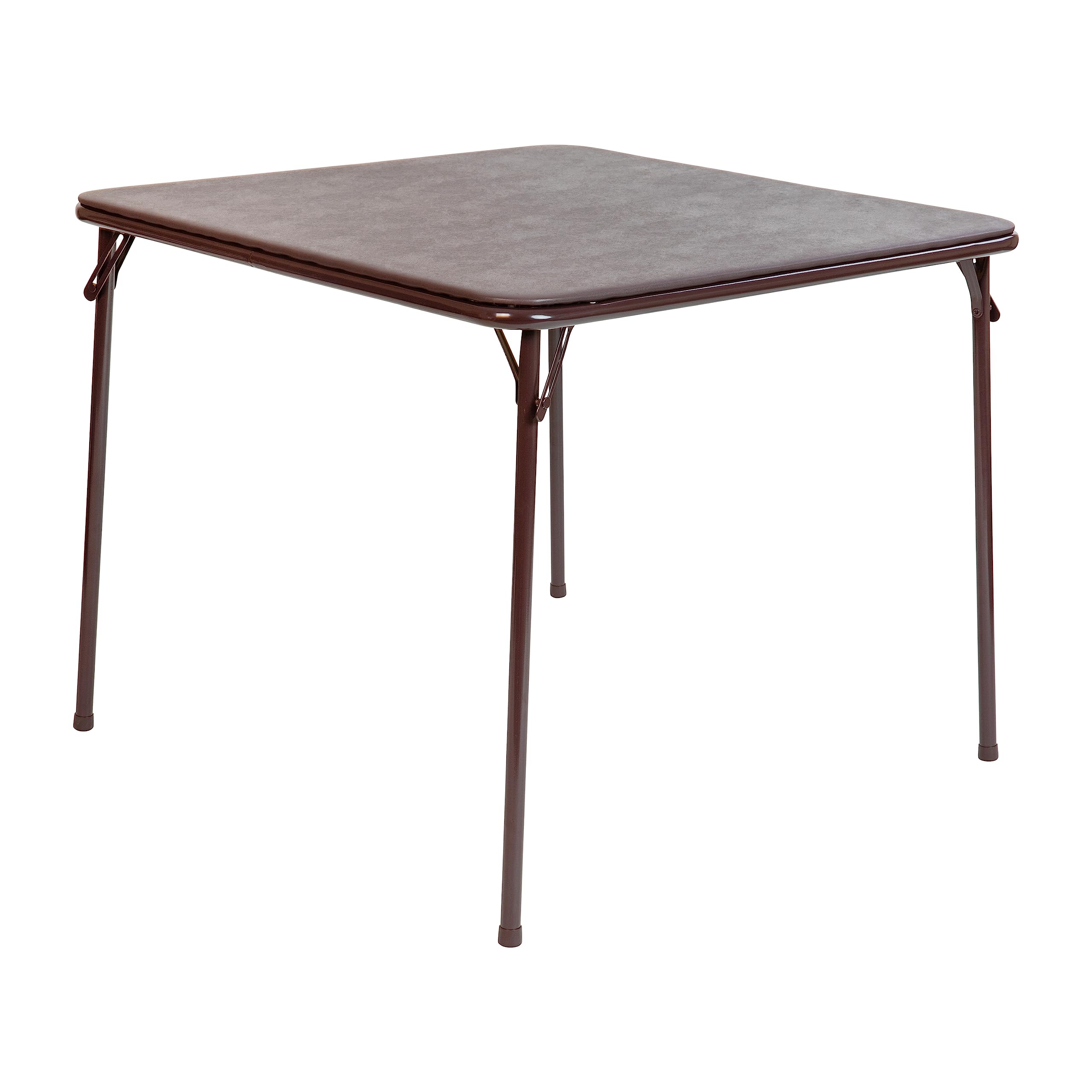 33.5" Square Folding Card Table with Vinyl Top